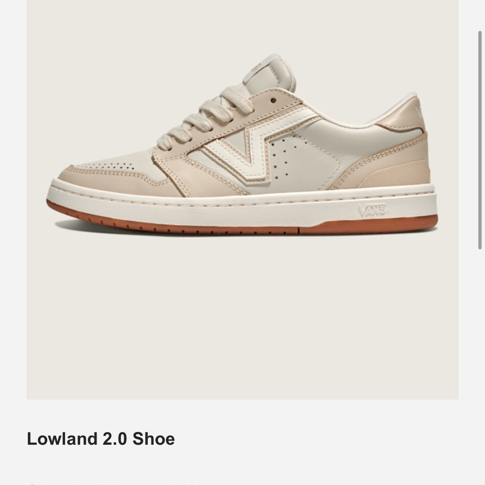 VANS Lowland 2.0 Shoe in Marshmallow, Women’s 8 NEW - Picture 7 of 7